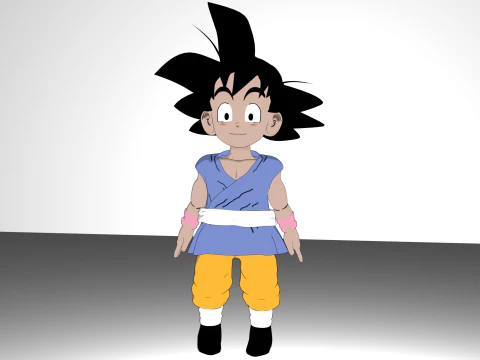Goku GT 3D Model
