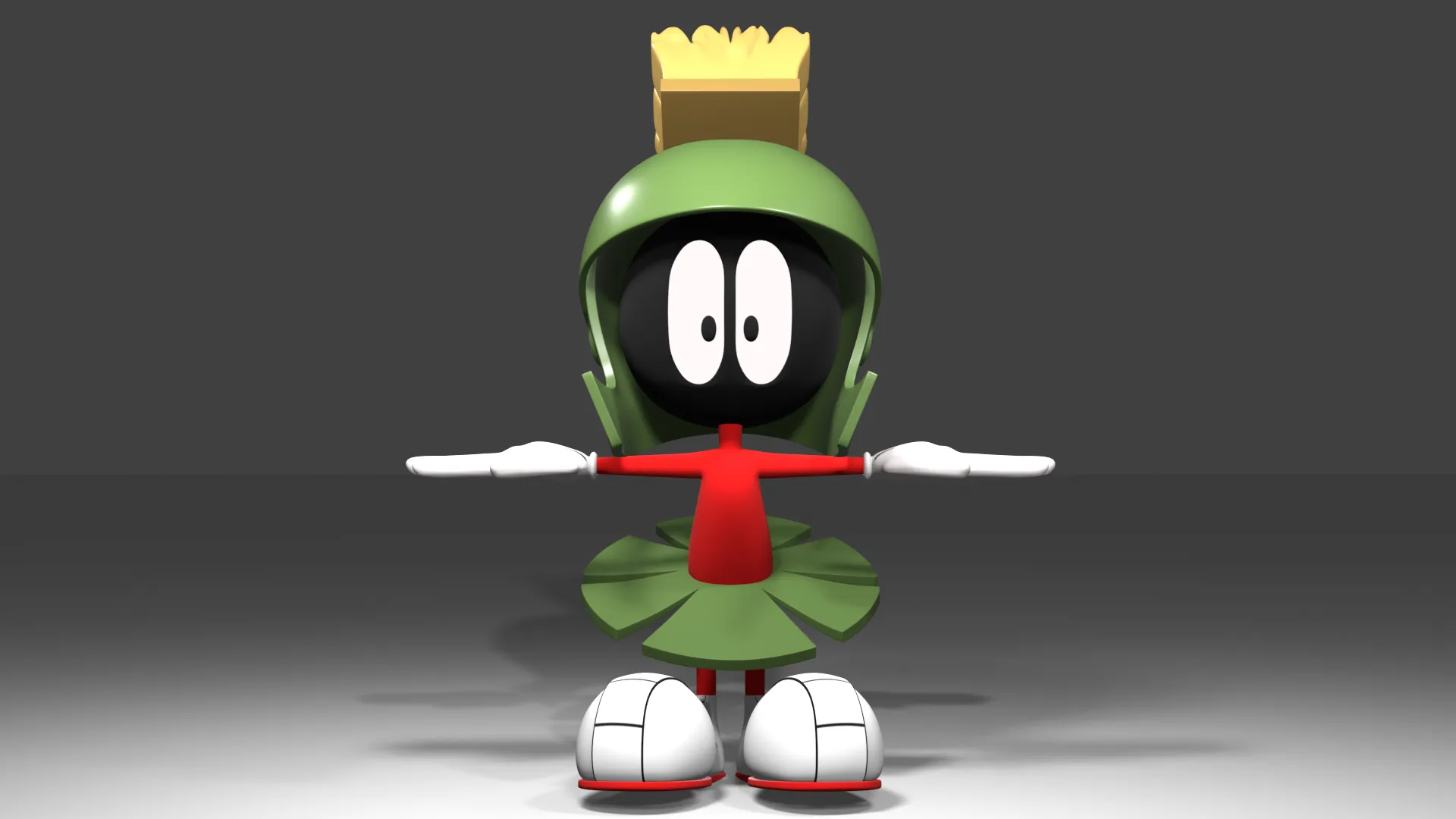 Marvin the Martian personaje 3D Model .c4d .max .obj .3ds .fbx .stl .blend