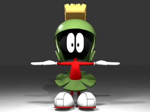 Marvin the Martian personaje 3D Model