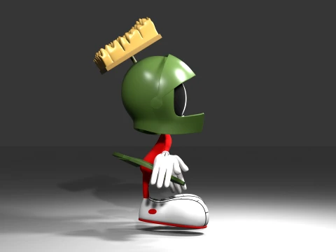 Marvin the Martian personaje 3D Model