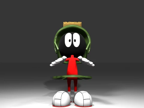 Marvin the Martian personaje 3D Model