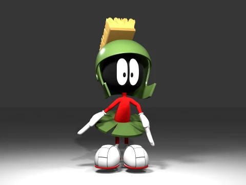 Marvin the Martian personaje 3D Model