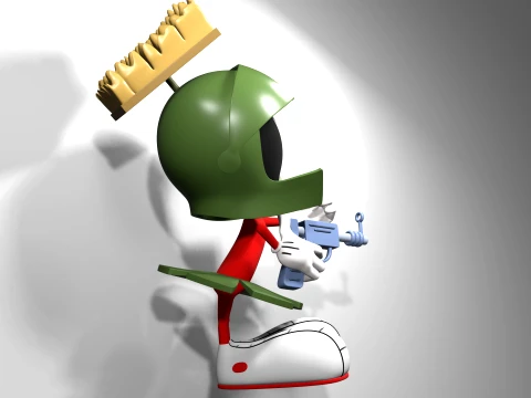 Marvin the Martian personaje 3D Model