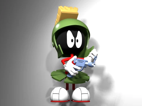 Marvin the Martian personaje 3D Model