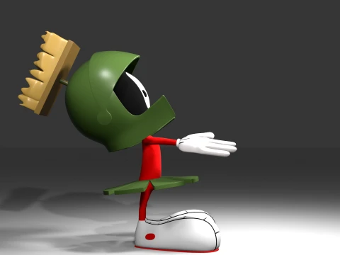 Marvin the Martian personaje 3D Model