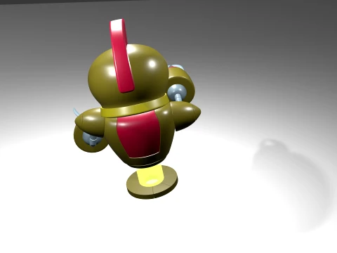 Martian robot 3D Model