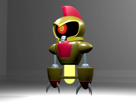 Martian robot 3D Model