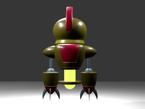 Martian robot 3D Model