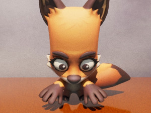 Cartoon Zooba Nix Rigged Ready For Games Modello 3D