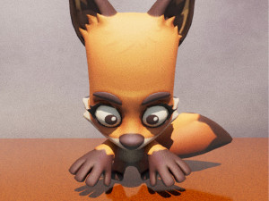 Cartoon Zooba Nix Rigged Ready For Games Modello 3D