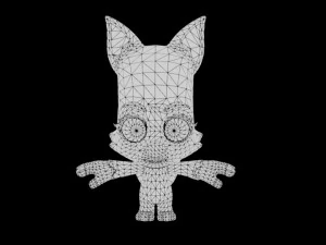 Cartoon Zooba Nix Rigged Ready For Games 3D Model