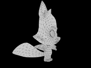 Cartoon Zooba Nix Rigged Ready For Games Modello 3D