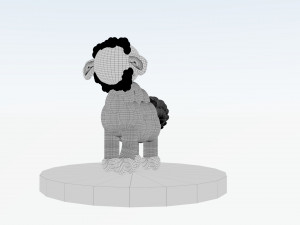 Alpaca Lama Rigged And Animated Model 3D