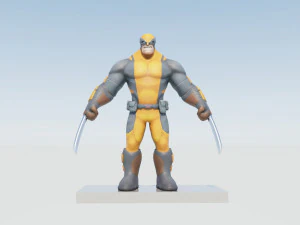 Wolvireen xmen character 3d printing model 3D print model 3D Print Model