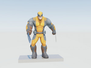 Wolvireen xmen character 3d printing model 3D print model 3D Print Model