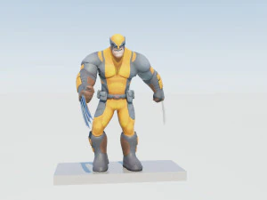 Wolvireen xmen character 3d printing model 3D print model 3D Print Model