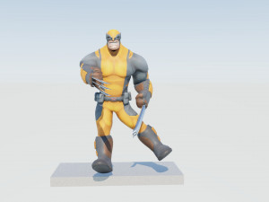 Wolvireen xmen character 3d printing model 3D print model 3D Print Model