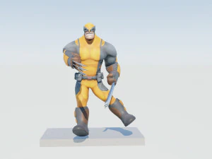 Wolvireen xmen character 3d printing model 3D print model 3D Print Model