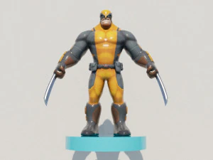 Wolvireen xmen character 3d printing model 3D print model 3D Print Model