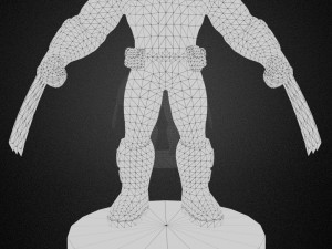 Wolvireen xmen character 3d printing model 3D print model 3D Print Model
