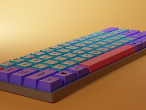Gaming keyboard 3D मॉडल