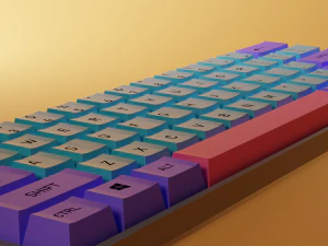 Gaming keyboard 3D Model
