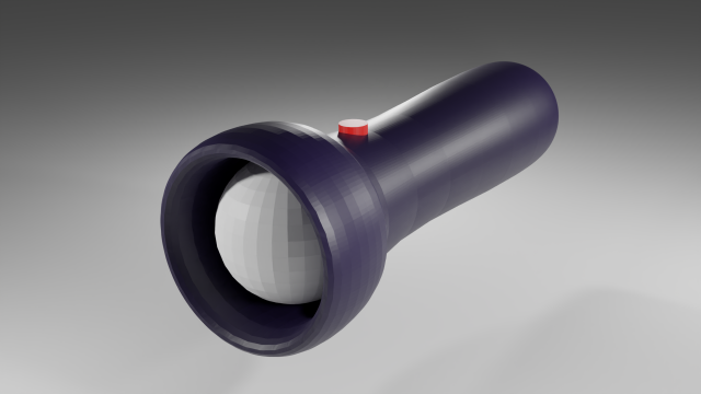 Flashlight Modello 3D .c4d .max .obj .3ds .fbx .stl .blend 