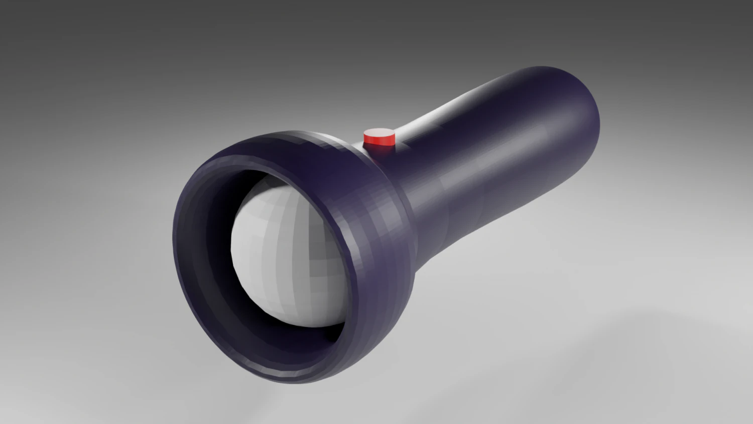 Flashlight 3D Model .c4d .max .obj .3ds .fbx .stl .blend 