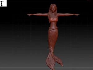 Mermaid 3D Model
