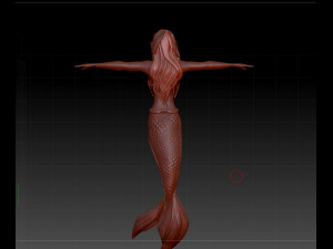 Mermaid 3Dモデル