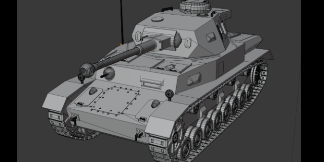 Pzkpfw IV Ausf F2 3Dモデル .c4d .max .obj .3ds .fbx .stl .blend 