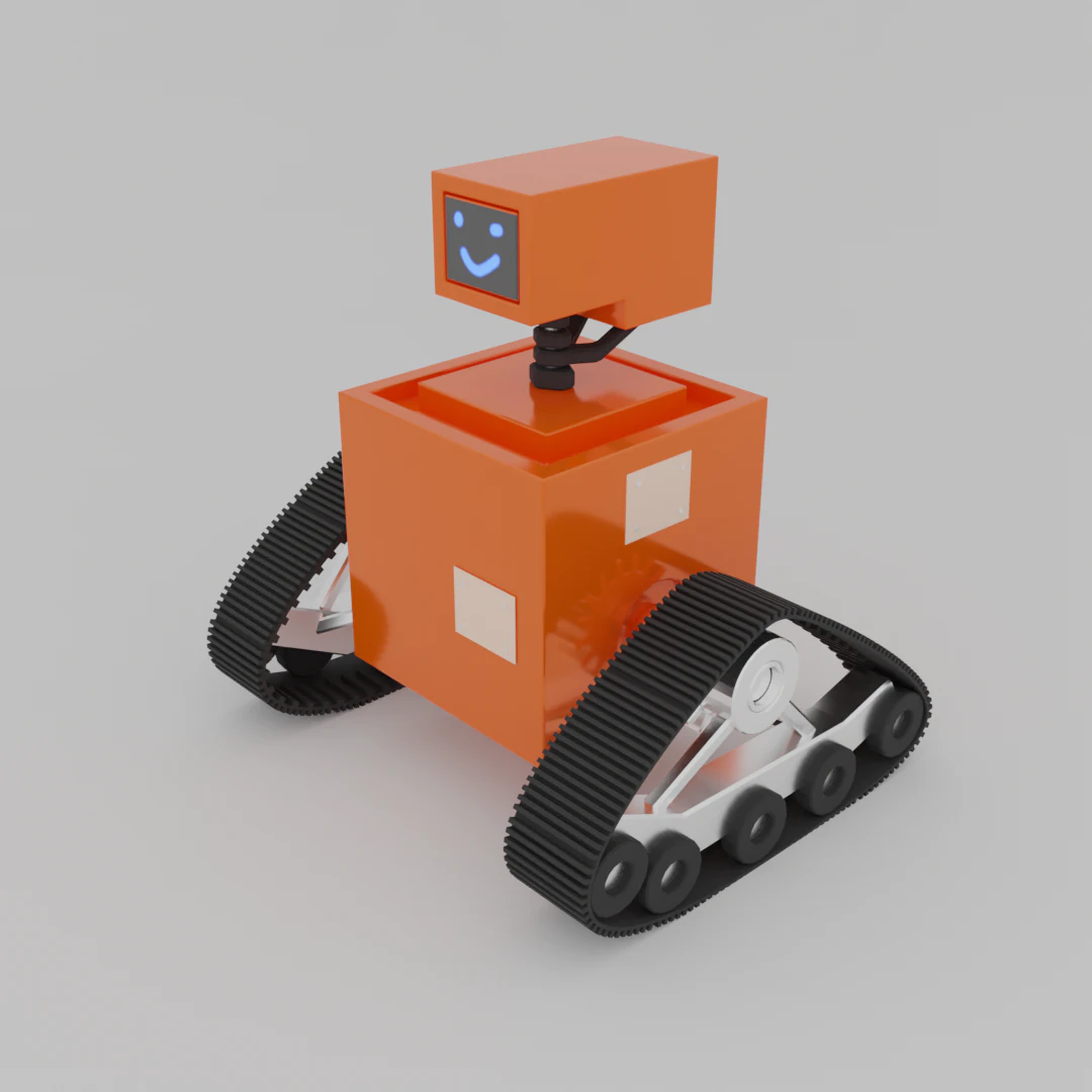 Robot 3D Model .c4d .max .obj .3ds .fbx .stl .blend 