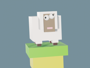 Funny Sheep 3D Model