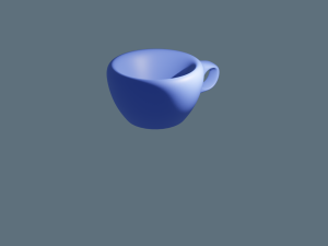 A cup 3D 模型