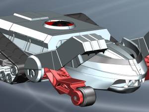 Thundercats Thundertank Vehicle 3D 프린트 모델