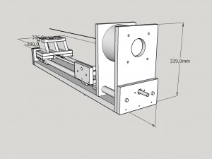 Mini lathe Modèle 3D