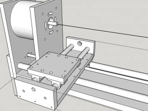 Mini lathe 3D Model
