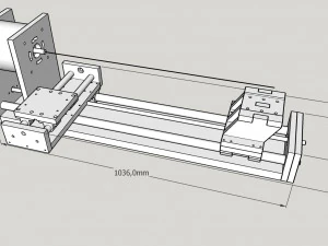 Mini lathe 3D Model