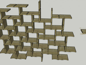 Wall shelf designer 3D 模型