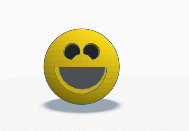 Smiley Face 3D 프린트 모델 .c4d .max .obj .3ds .fbx .stl .blend 