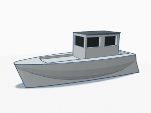 Motor Boat Model Modelo de impresión 3D
