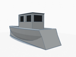 Motor Boat Model 3D Принт Модель