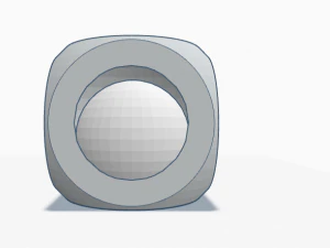 Sphere in Cube 3D Print Model