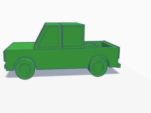 Cartoon Truck 3D Принт Модель