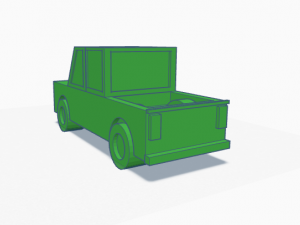 Cartoon Truck 3D Принт Модель