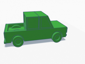 Cartoon Truck 3D Принт Модель