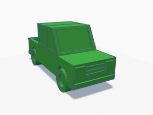 Cartoon Truck 3D Принт Модель