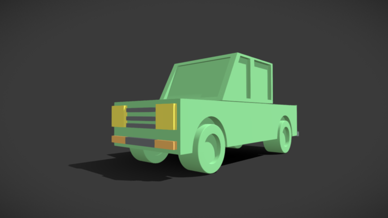 Cartoon Truck Modèles 3D en vedette .c4d .max .obj .3ds .fbx .stl .blend