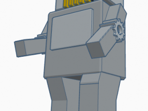 Cartoon Robot Modello di stampa 3D