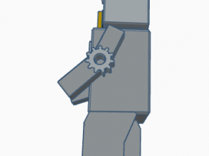 Cartoon Robot Modello di stampa 3D